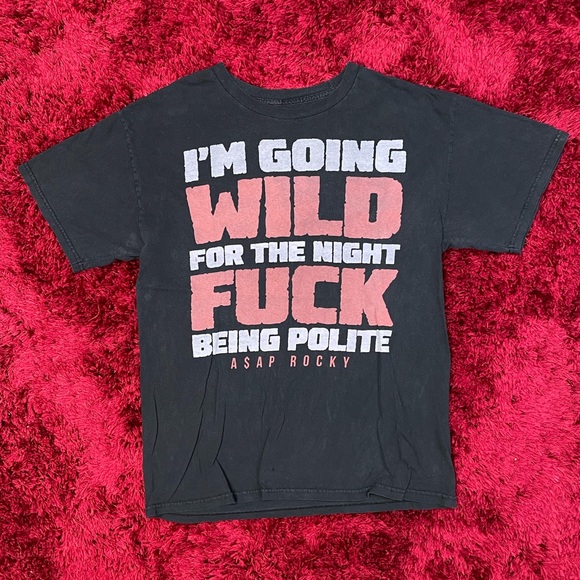 Concert Tee Other - A$AP Rocky Wild For The Night Album Art Shirt Medium Tour